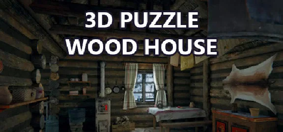 3D PUZZLE - Wood House (Steam key/Region free)