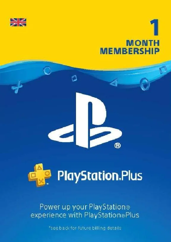 🔶PS Plus PSN Subscription 1 Month (30 days) UK