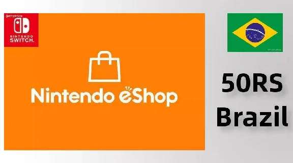Nintendo Eshop 50RS [Brazil]🌏🎁cashback1%