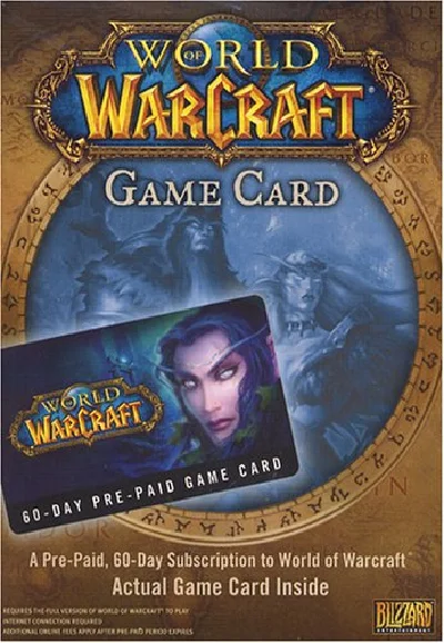 World of Warcraft 60 Days Time Card RU/EU