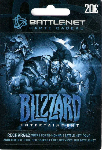 ⭐️ 20 EURO Battle.net Gift Card [EU] (Official 🔑 KEY)
