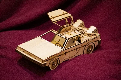 DeLorean DMC-12 Files for laser cut cnc DXF SVG CDR AI