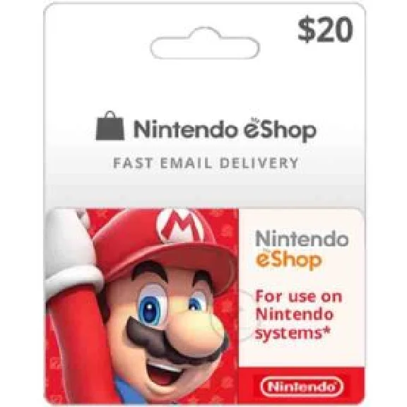 Nintendo Eshop 20$ 🔥🔥🔥