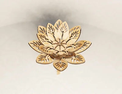 Flower laser cut files DXF SVG CDR EPS AI