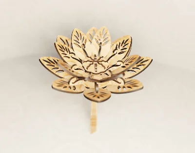 Flower laser cut files DXF SVG CDR EPS AI