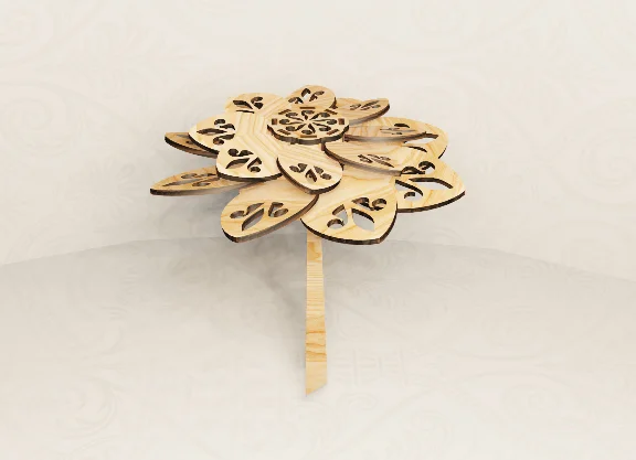 Цветок файлы для лазерной резки DXF SVG CDR EPS AI