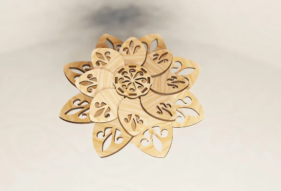 Цветок файлы для лазерной резки DXF SVG CDR EPS AI