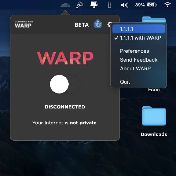 Cloudflare 1.1.1.1 WARP+ VPN | 12000 TB | 5 устройств🔑