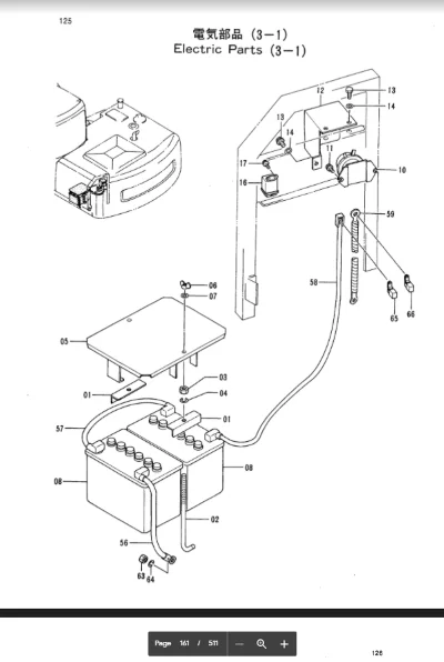 HITACHI EX100-2 КАТАЛОГ ЗАПЧАСТЕЙ