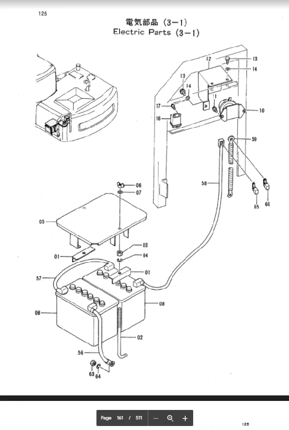 HITACHI EX100-2 PARTS CATALOG