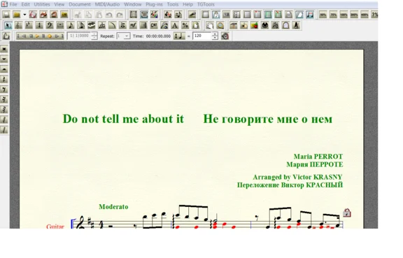 DO NOT TELL ME ABOUT IT by Perrot for 7-string guitar