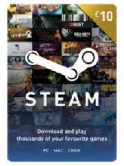 STEAM WALLET GIFT CARD 10 EURO For EUR Currency Only