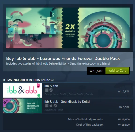✅ IBB & OBB - LUXURIOUS FRIENDS FOREVER DOUBLE PACK+🎁
