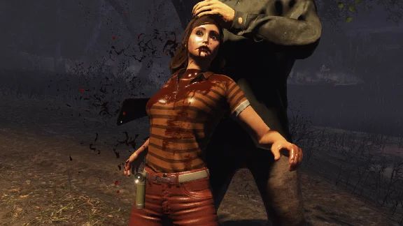Friday the 13th The Game Jason Part 4 Pig Splitter Kill