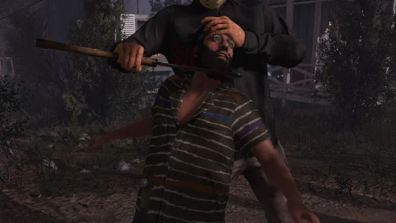 Friday the 13th The Game Jason Part 4 Pig Splitter Kill