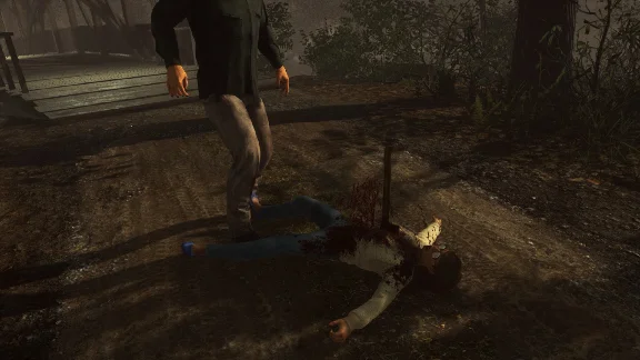 Friday the 13th The Game Jason Part 4 Pig Splitter Kill