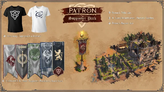 Patron - Supporter Pack 💎 DLC STEAM GIFT RU