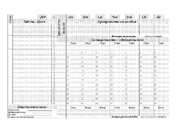 Form organizer - Time manegment in quadrant II