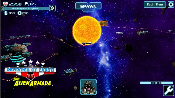 DEFENDER OF EARTH VS THE ALIEN ARMADA 💎 STEAM GIFT RU
