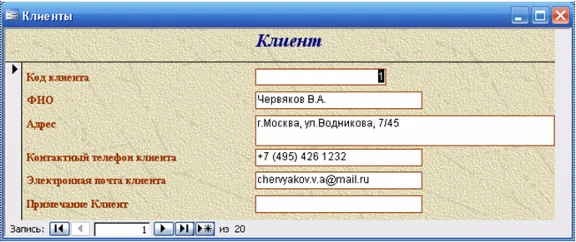 Database Grocery Store Access