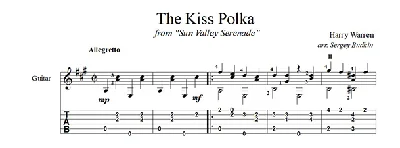 The Kiss Polka (Sun Valley Serenade) guitar cover