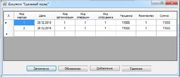 Database Accounting for labor costs C#