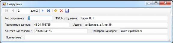 Database Travel Agency C#