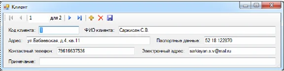 Database Travel Agency C#