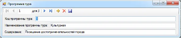 Database Travel Agency C#