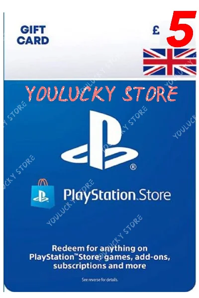 🕹️ PSN £5 (GBP) 💷UK💷 [Карта Оплаты]
