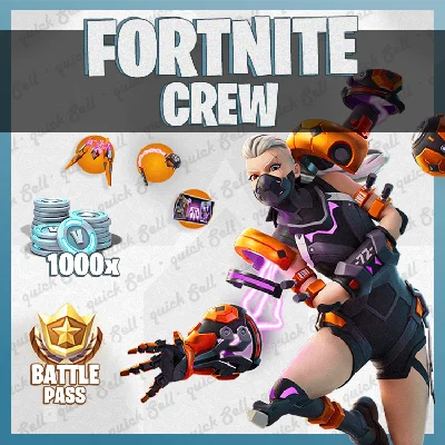 🚀FORTNITE CREW (Battle Pass + 1000 V-Bucks) - 1 месяц✅