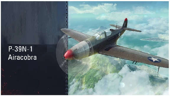 War Thunder 🔑 P-39K + 7d premium or 30 days 🔵🔴🔵
