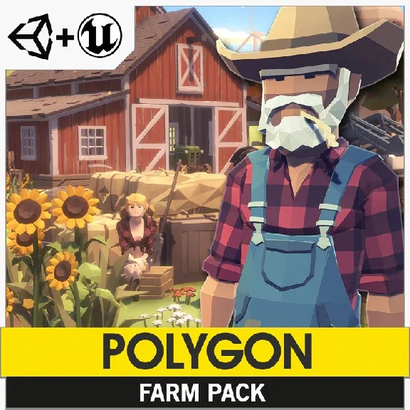 🍏 POLYGON : FARM, CITY, PROTOTYPE ⭐️ 3 in 1 Bundle
