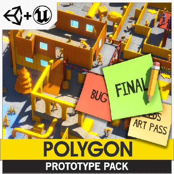 🍏 POLYGON : FARM, CITY, PROTOTYPE ⭐️ 3 in 1 Bundle