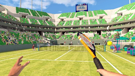 First Person Tennis The Real Tennis Simulator VR STEAM