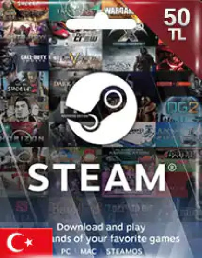 Steam Wallet  Gift Card 50 TL - Турция