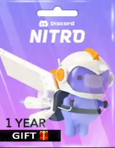 🎁Discord Nitro 12 месяцев фулл + 2 буста (подарок)🎁