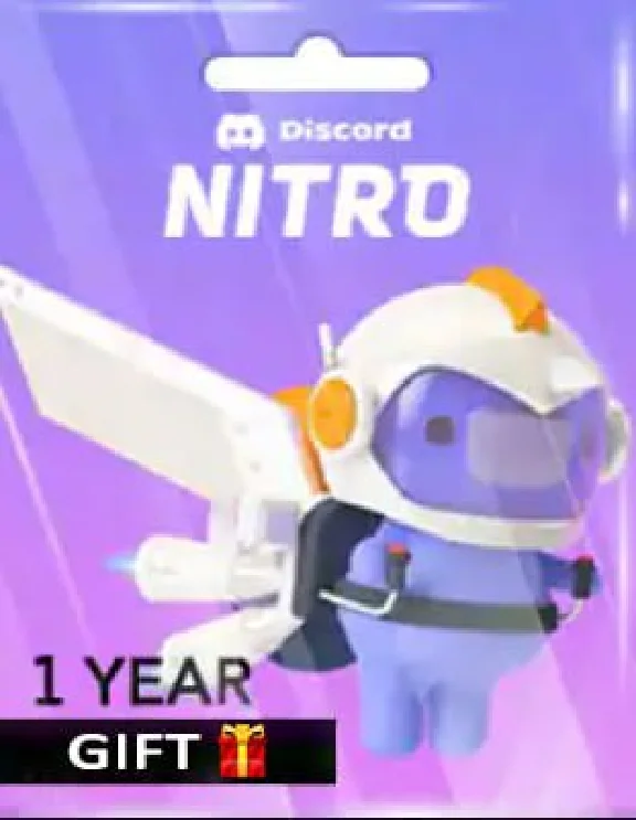 🎁Discord Nitro 12 месяцев фулл + 2 буста (подарок)🎁