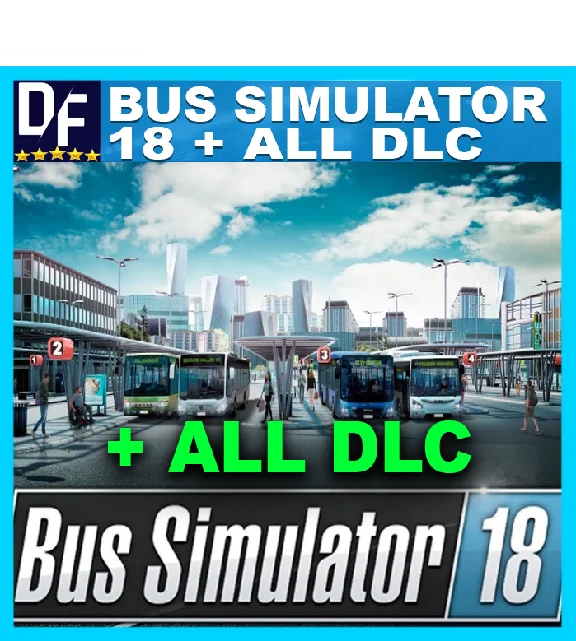 Bus Simulator 18 + ALL DLC ✔️STEAM Account
