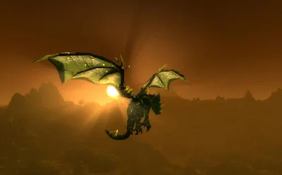 Mount WOW sandstone dragon (Vial sands)