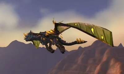 Mount WOW sandstone dragon (Vial sands)