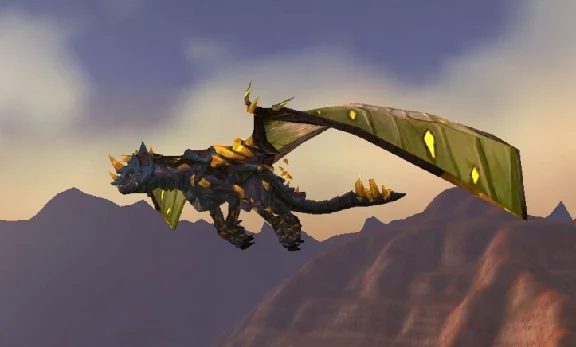 Mount WOW sandstone dragon (Vial sands)