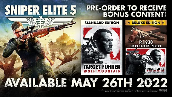 Sniper Elite 5 Deluxe + 390 game XBOX ONE & XBOX SERIES