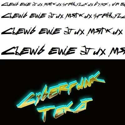 Киберпанк русский кириллический шрифт cyberpunk