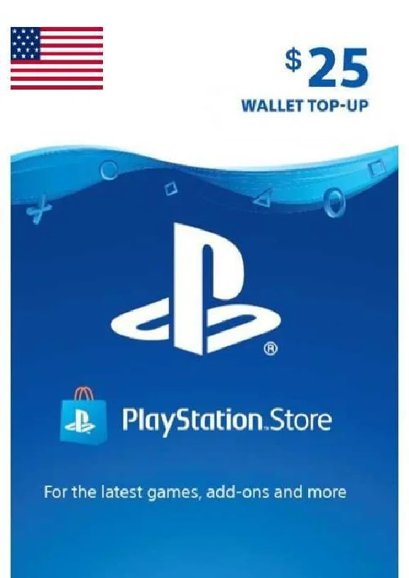 ⭐ PlayStation Network Card PSN 25 USD US (USA ONLY) ⭐