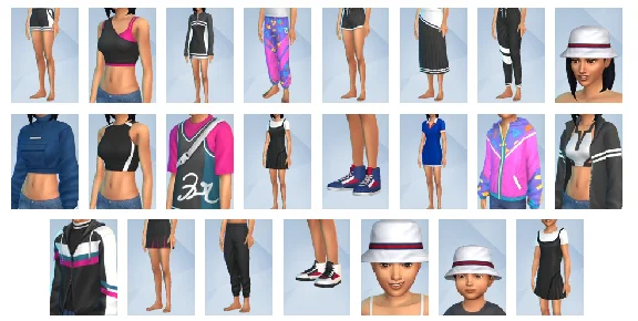 The Sims 4  Throwback Fit Kit  Origin DLC Region Free