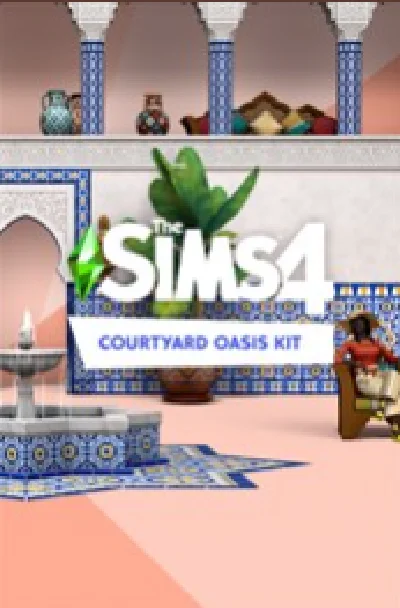 The Sims 4 - Courtyard Oasis Kit  Origin/EA APP KEY ROW