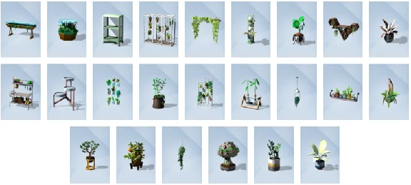The Sims 4 Blooming Rooms Kit Комнатные Растения Origin