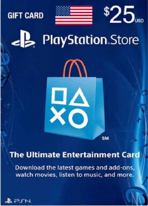 Playstation Network PSN $25 (USA) Instantly!