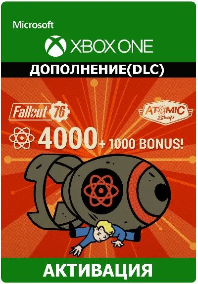 Fallout 76: 4000 (+1000 Bonus) Atoms XBOX ONE/Series